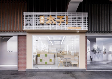 嘉興快餐店裝修設(shè)計(jì)案例效果圖